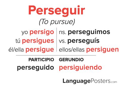 perseguir conjugation|perseguir conjugate spanish.